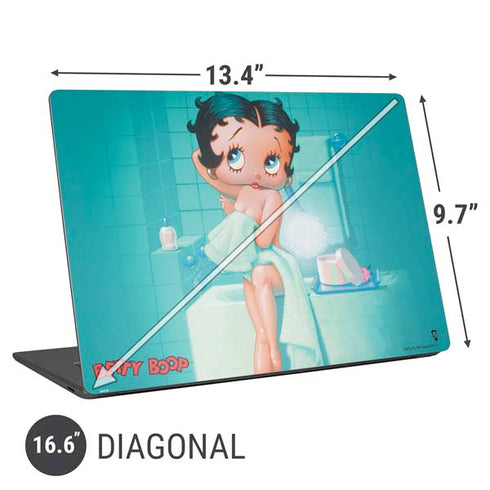 Betty Boop Bathing Universal Laptop 16.6in (13.4 x 9.7in) Skin